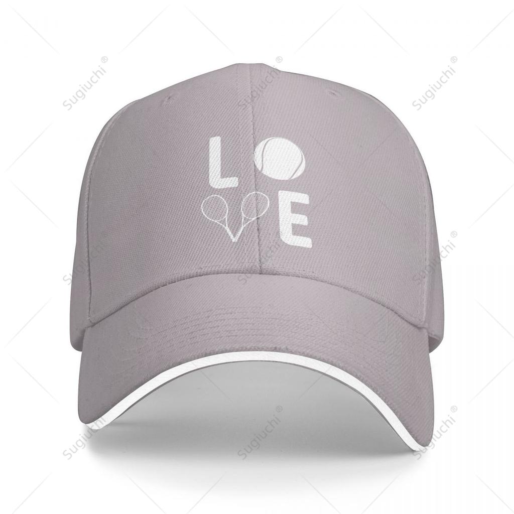 Multifunction Love Tennis Ball Racket Player Game Enthusiast Team Outfit Sandwich Baseball Cap Unisex Sports Caps Golf Hat Fishing