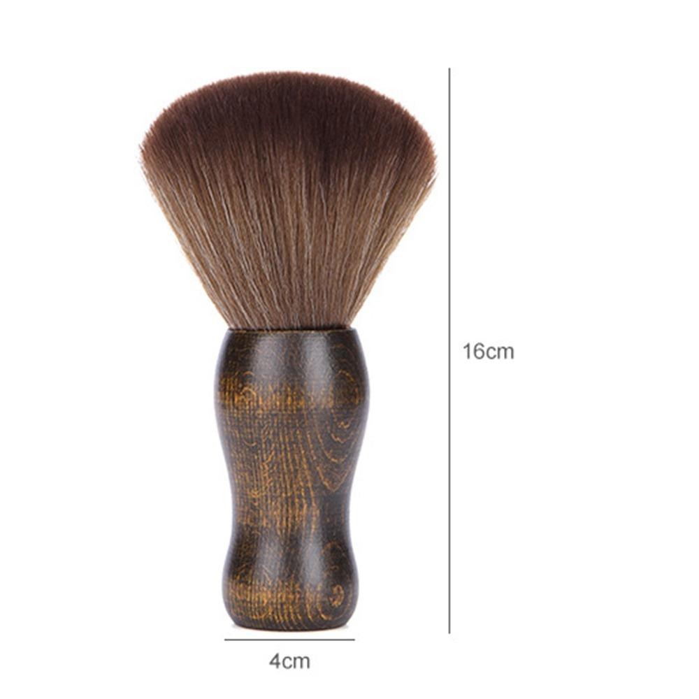 Soft Bristles LP Cleaning Brush Wooden Handle Makeup Brush Hair Cleaning Brush For Barbers