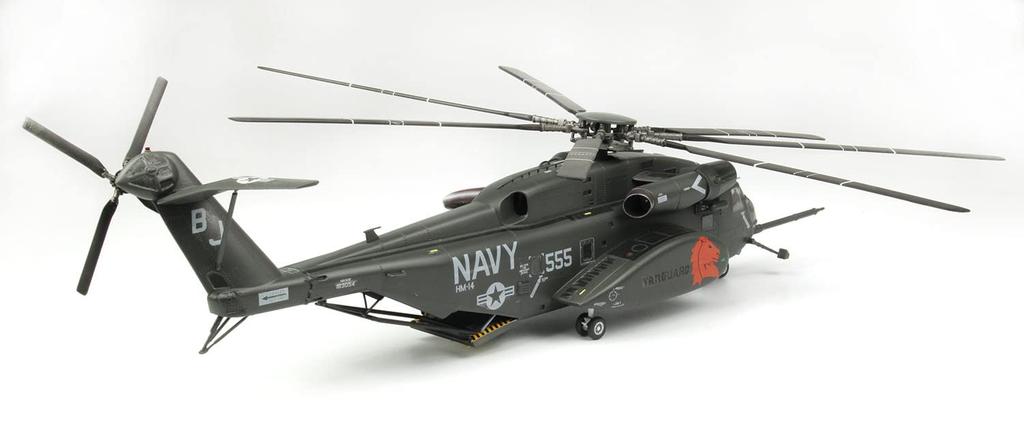 US Navy Mine Helicopter Sea Dragon Vanguard Plastic Model Kit Molded Color Platz/Italeri 1/72 Sweeper/Transport MH-53E HM-14 TPA-18