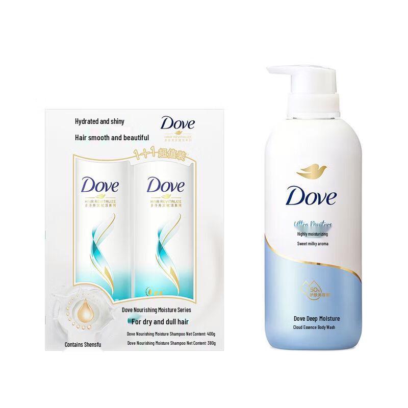 

Dove Nourishing Hydrating Shampoo & Shower Gel Set