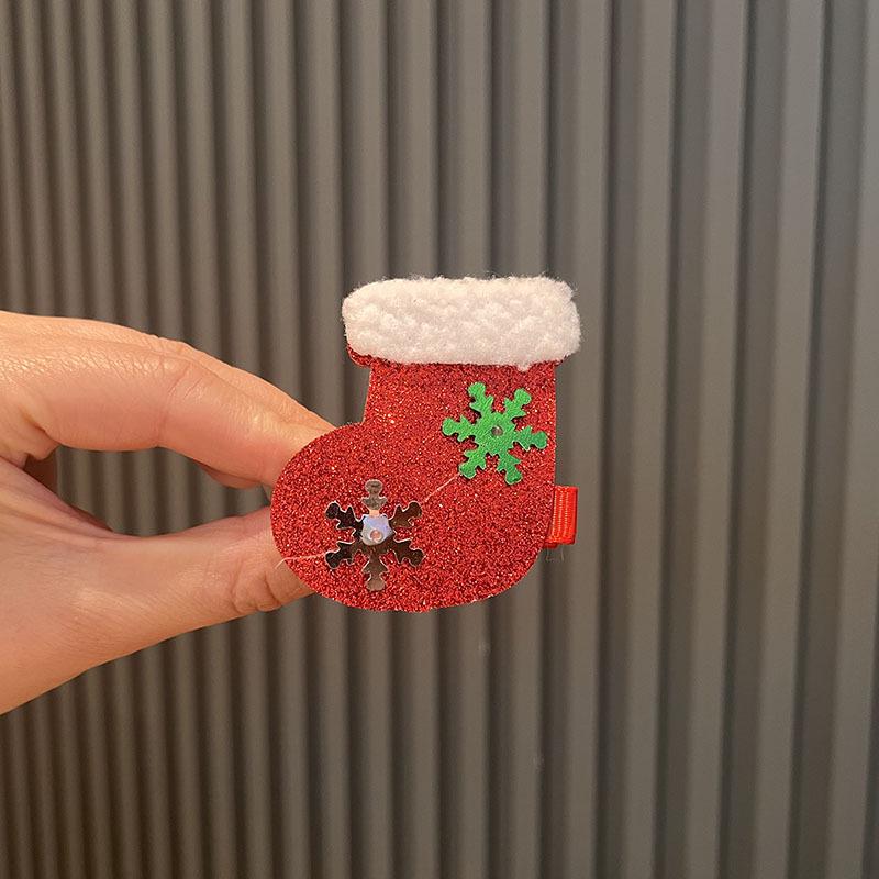 Christmas Hair Clips for Kids: Cute Cartoon Side Clips for Baby and Little Girl Hair Accessories