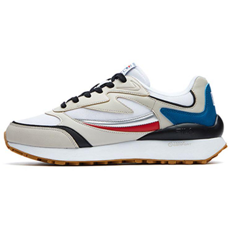

FILA Heritage-FHT Logo Design Low-Top Running Shoes Men sneakers White Gray Blue F12M131102FWM 41