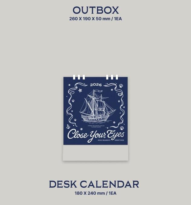 [Pre-order] CLOSE YOUR EYES 2026 Season’s Greetings Set