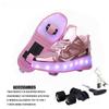 Wholesale Glowing Roller Skates Children's Teenage Rechargeable Ice Skates Bathtub Shoes Sneakers Sport and Leisure Footwear
