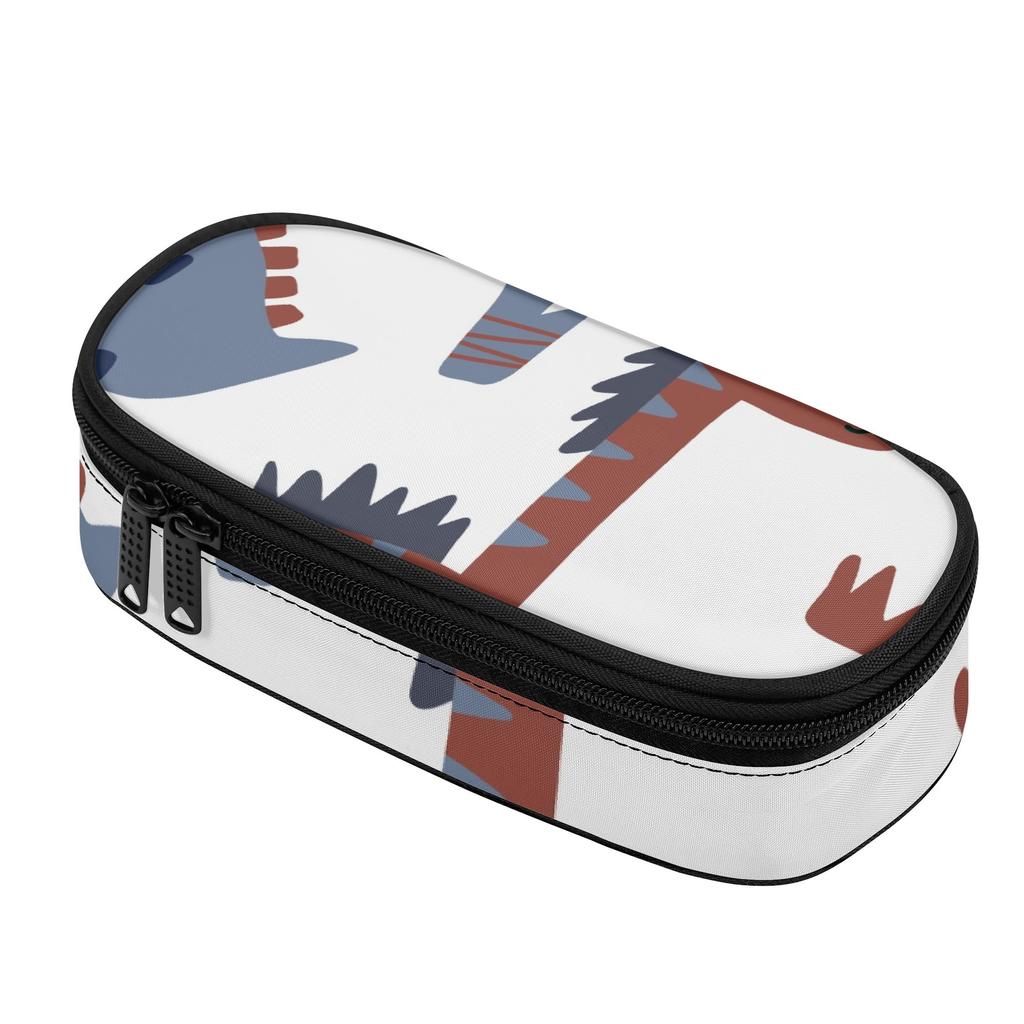 Pen Case High Capacity Zipper Closure 300D Polyester with Removable Pen Slot Divider Mesh Pocket and Main Storage for Students