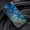 Case For Apple iPhone 11 13 12 14 Pro 7 Plus XR X XS Max 6 6S 13Pro SE 2022 Black Silicone Phone Funda Marble Pattern