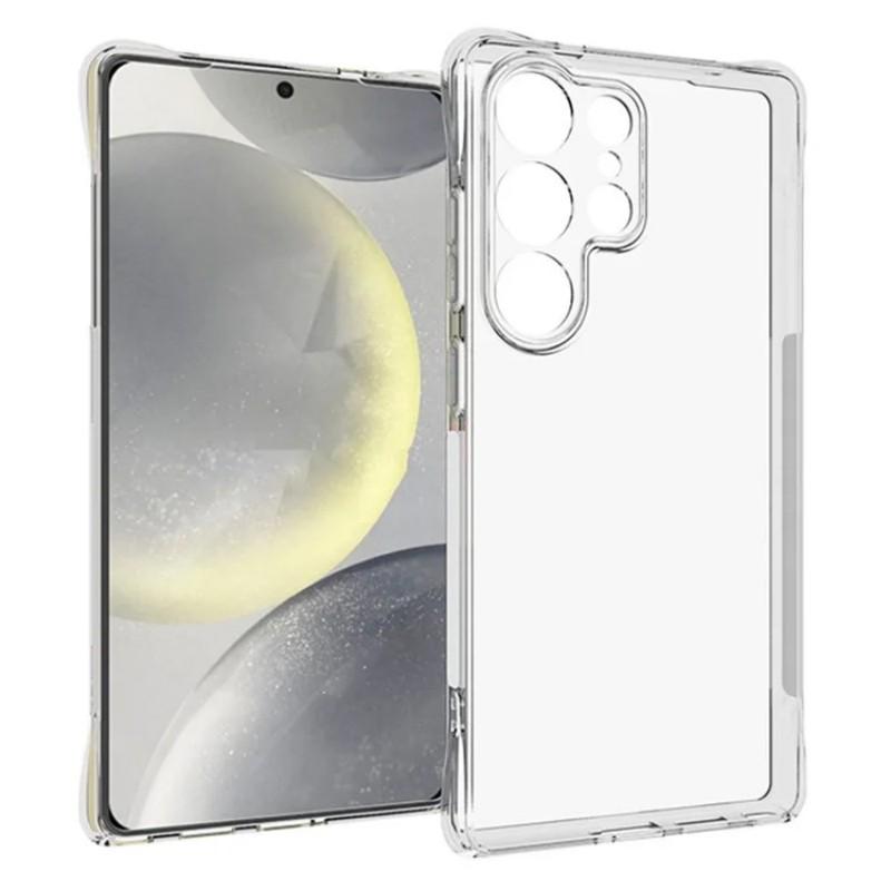 For Samsung Galaxy S25 Ultra Clear TPU Case WANLONFENG TM Series 2.0mm Phone Back Cover