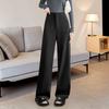 Shechi Women's High-Waist Wide-Leg Drapey Suit Trousers