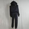Women's 2 Piece Tracksuit Long Sleeve Crop Pullover Hoodie Sweatshirt Jogging Pants Set Autumn Casual Athletic Outfit