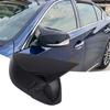 Side Mirror Housing Covers, Molded ABS Pair with Clearance Around Integrated Turn Signals After Adhesive Installation
