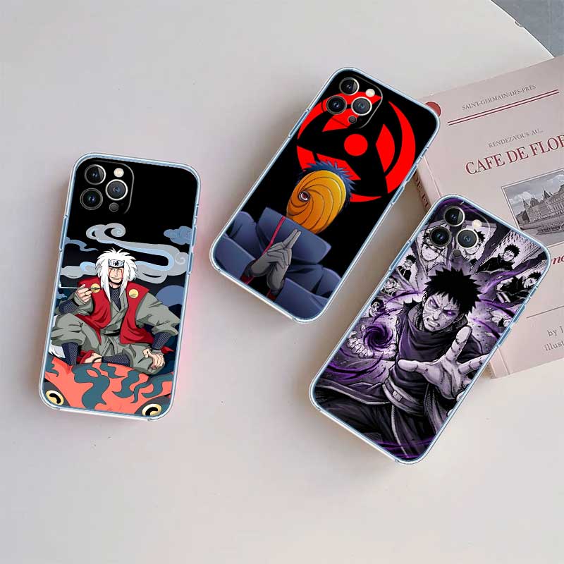 UP40 Naruto Obito Madara Transparent Phone Case for Samsung Galaxy A04 A04S A14 A23 A34 A54 M23 M33 M52 M53