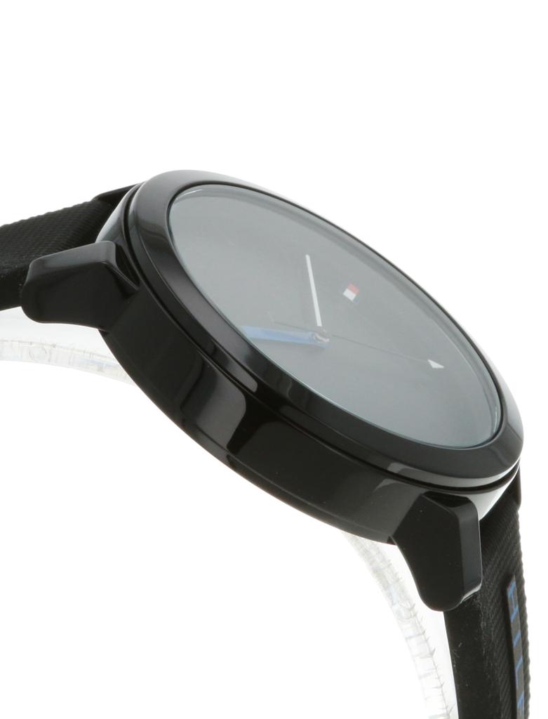 Tommy Hilfiger Black Rubber 1791744 Men's Watch, Dial, Strap, [Used]