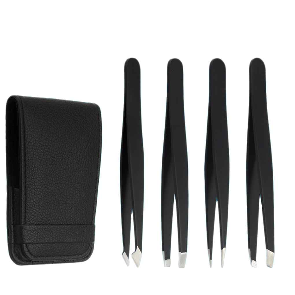 

4pcs/Set Stainless Steel Eyebrows Precision Tweezers Hair Removal Tweezer Beauty Makeup Tools
