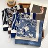 New Printed Satin Square Scarf Fashion All Season Travel Accessory