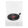Record Player Bluetooth Speaker ABS Cute Portable Wireless Turntable Speaker Alarm Clock for Home