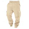 Spring and Autumn new European and American sports casual pants men's sports multi-pocket trousers