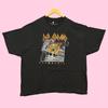 Def Leppard Pyromania Album Heavy Metal Band Oversized Tee XXL