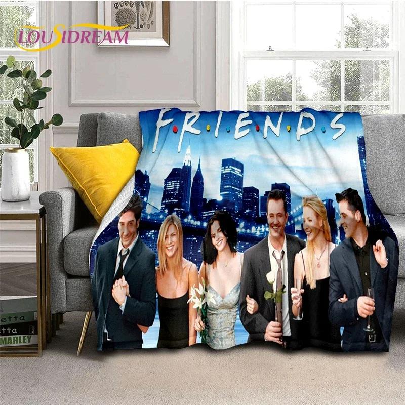Friends TV Show Central Perk Throw Blanket Soft Cozy Blanket for Home Bedroom Travel Perfect Gift for Fans and Kids