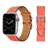 Leather Strap for Apple Watch Band 45mm 44mm 49mm 42mm 41mm 40mm Single Tour Correa Bracelet IWatch Series 9 7 8 6 5 4 SE Ultra