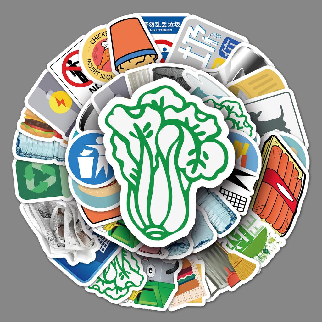 54 Bilder von Urbaner Müllsortierung Graffiti Kreativer Koffer Roller Fahrrad Fahrrad Auto Handy Wasserdichte Aufkleber