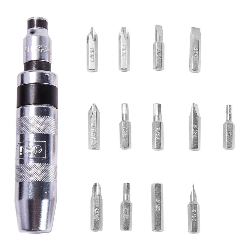 Deli 13-Piece Impact Screwdriver Set