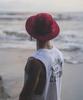 Bichiboikeomyu Surfing Surf Hat Red Candy