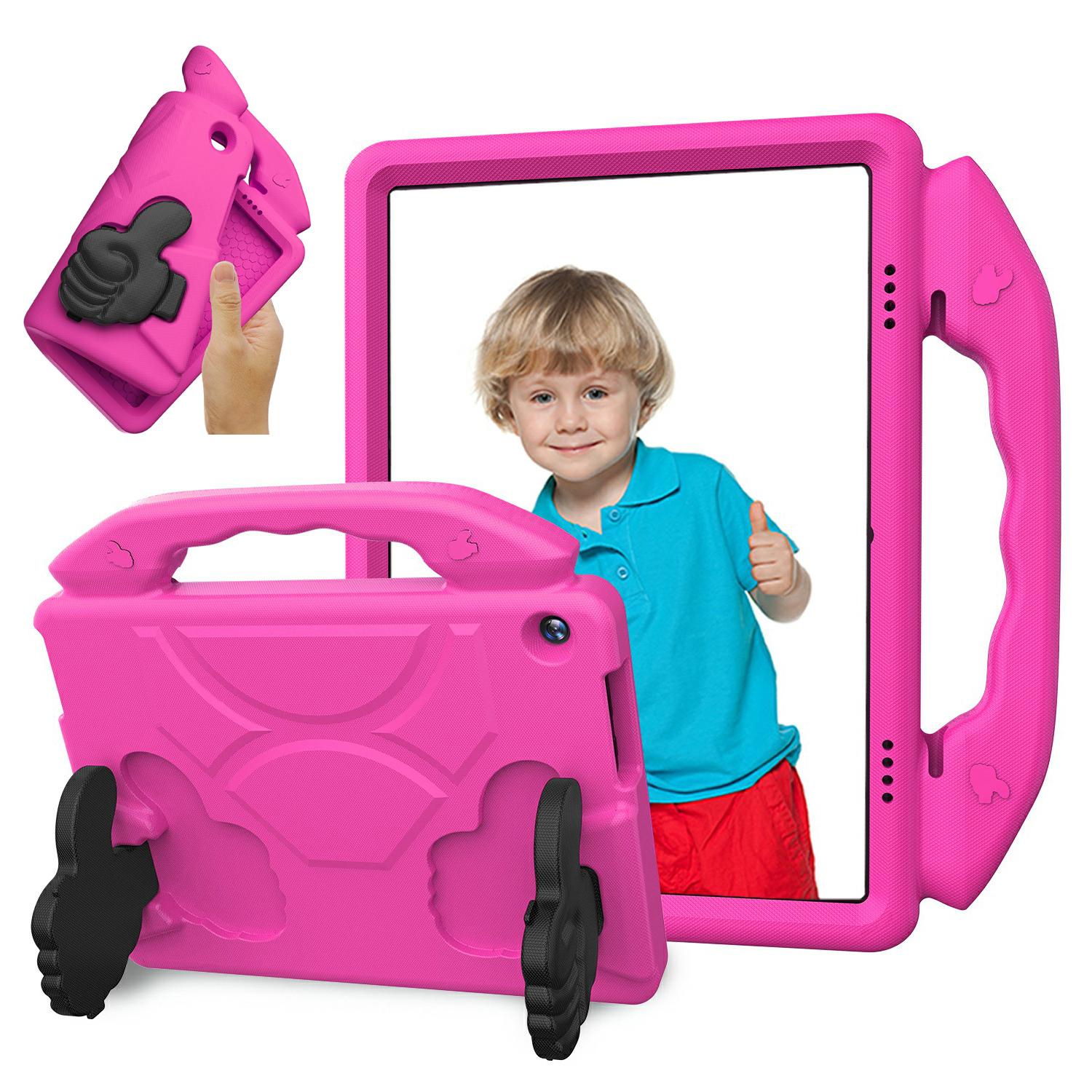 

For Lenovo Tab M10 TB-X605F/TB-X505 Case Ultra-Soft EVA Thumb Kickstand Tablet Cover Rose