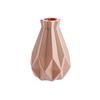 Plastic Vase Home for Decoration White Imitation Ceramic Flower Pot Plants Basket Nordic Wedding Decorative Dining Table Bedroom