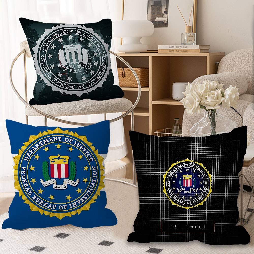 America FBI Various Game Lucky Dragon Pillow Cover Sofa Cushion Cover Home Room Decoration Children Gift