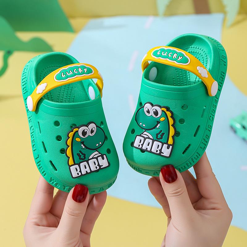 Kinder Cartoon Astronaut Sommer-Sandale mit geschlossenem Zeh – Rutschfeste, weiche Sohle Clogs für Jungen & Mädchen