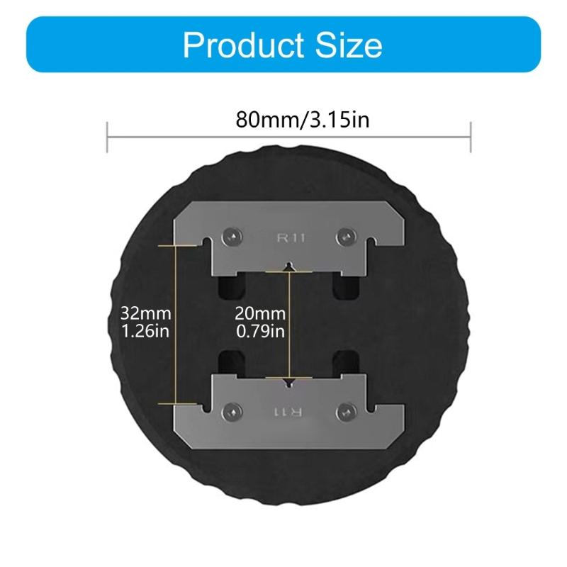 360-Grad-Drehbarer Chip-Halter mit Metallklemme für Hochtemperatur-Elektronik PCB-Reparatur DIY-Werkzeugsatz