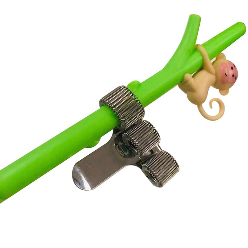 1 Stück Stifthalter aus Metall mit Einzel-/Dreifachloch und Taschenclip, tragbarer Stifthalter aus Metall, Stifthalter mit fester Feder, Bürobedarf