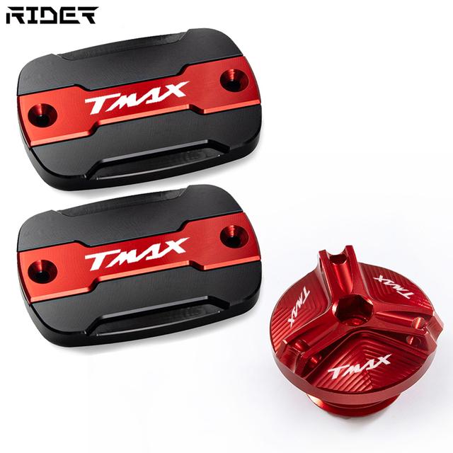 For Yamaha T-max TMAX 530 500 560 TMax530 SX DX TECH Max TMAX560 Motorcycle Front Brake Fluid Cap Fuel Tank Cap Protection