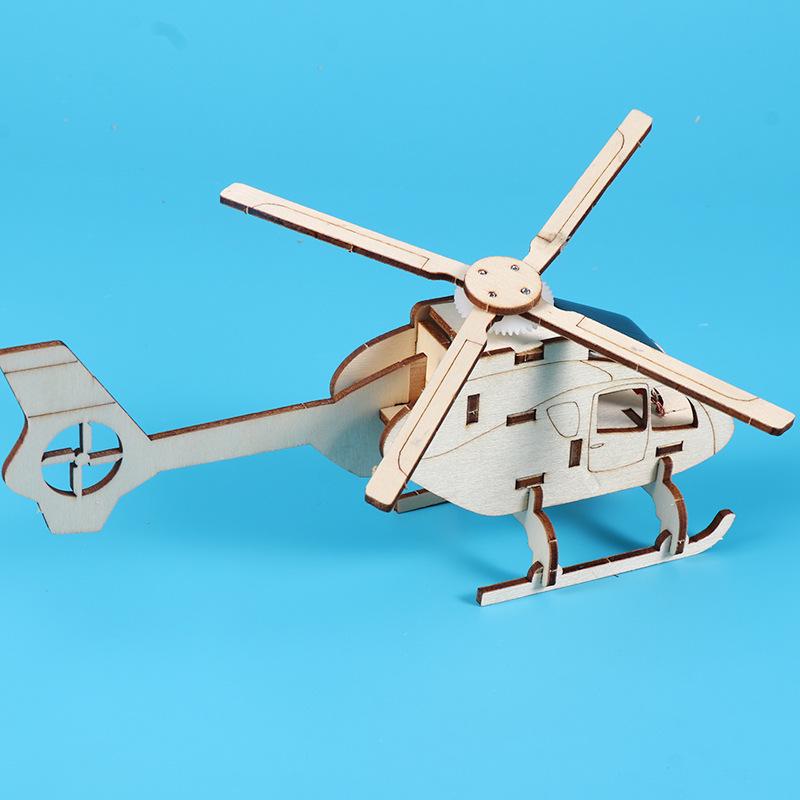 Mini Solar Helicopter Educational Science Toy for Kids