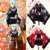 Japonské Anime Cosplay Kimono Krajka Lolita Potisk Třešňových Květů Halloweenský Maškarní Kostým Pro Ženy