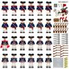M8227 War of Independence 24 figurines phalanx children assembled small educational toy floor.