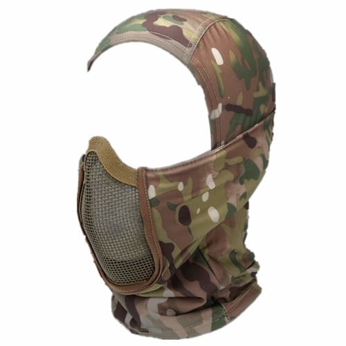 

PHOENIX IKKI Steel Mesh Balaclava, Lightweight, Stretchable, Moisture-Wicking, Quick-Drying, Breathable, Airsoft, Military, Tactical, Balaclava, Neck