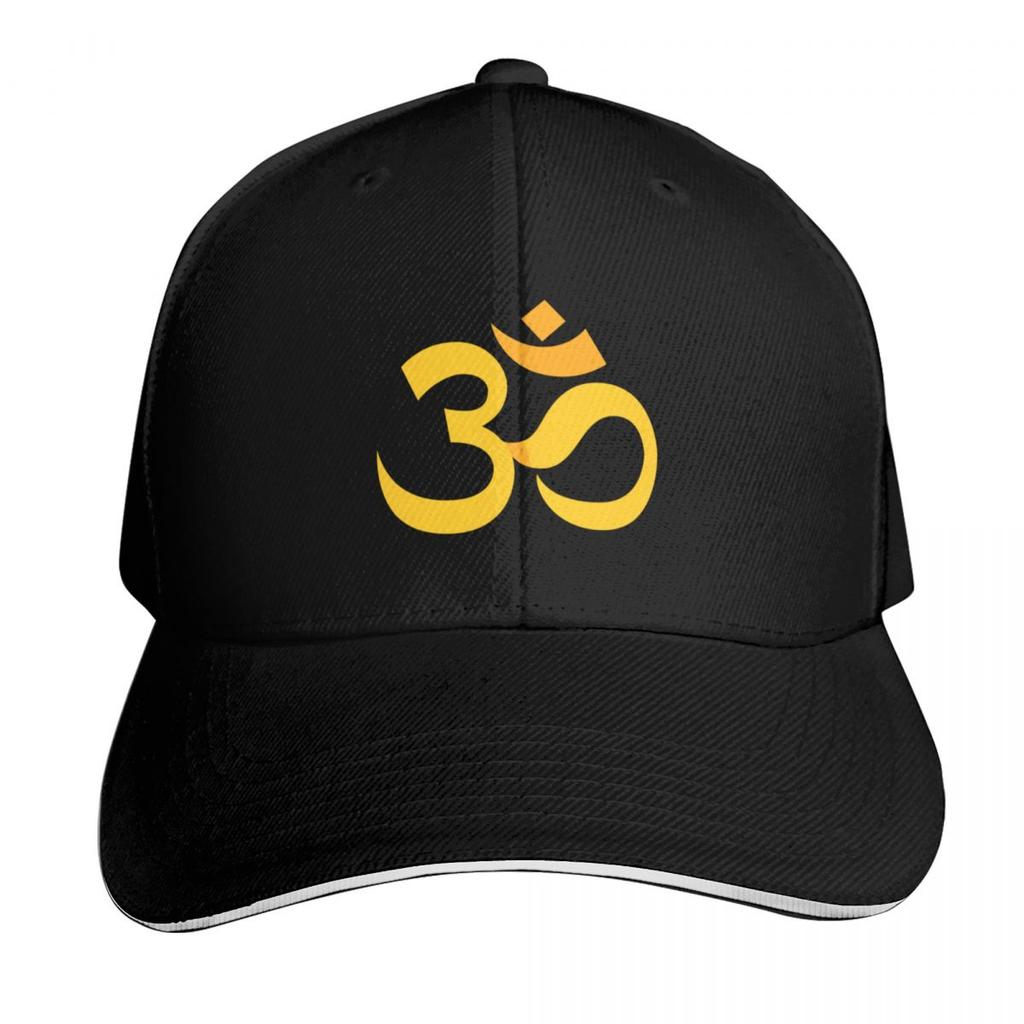 Om Sign Baseball Cap Sunscreen Beach Hat Trucker Hat Designer Cap Unisexs Tennis Womens
