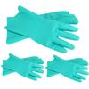 3 Pairs of Chemical Resistant Protective Safety Nitrile Rubber Work Gloves Industrial Hand ProtectorL