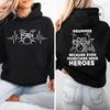 Autumn Fleece Hoodie Drum Heartbeat Print Hooded Drummer Fashion Sweatshirt Long Sleeve Top Drumming Music Musician Band Hoodies