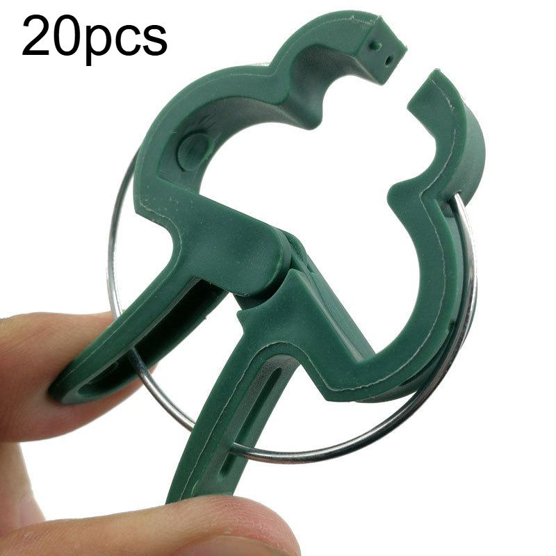 

20/50/100pcs high-quality reusable grapevine, vegetable and tomato planting support frame|Adjustable plant clamps plant support