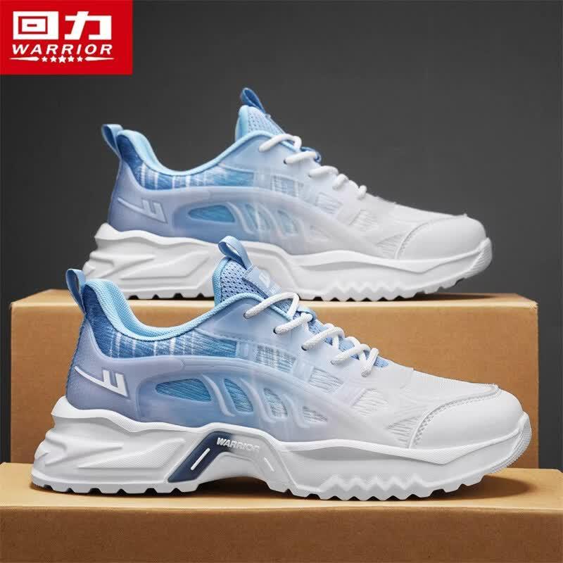 Warrior Men s Breathable Mesh Thick Sole Casual Daddy Shoes 41