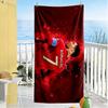 Ronaldo's Legacy Soccer Beach Towel Super Soft & Absorbent Comfortable Lightweight Suitable for Swimming, Gym, Camping, Yoga Vacation