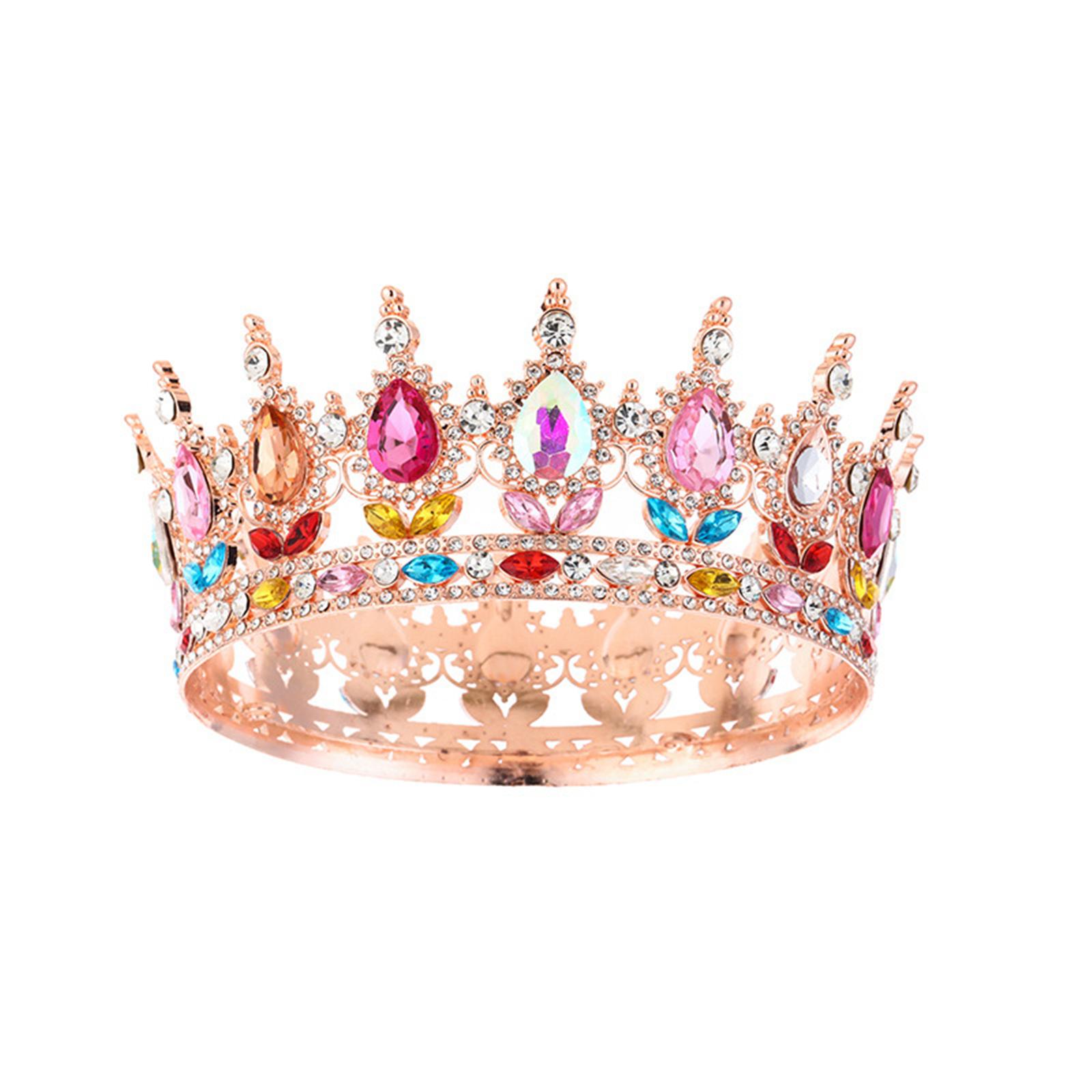 

Women s Crown Adults Sparkling Headband Alloy Rhinestones Costume Hairpieces for Weddings Birthdays Proms and Pageants 6
