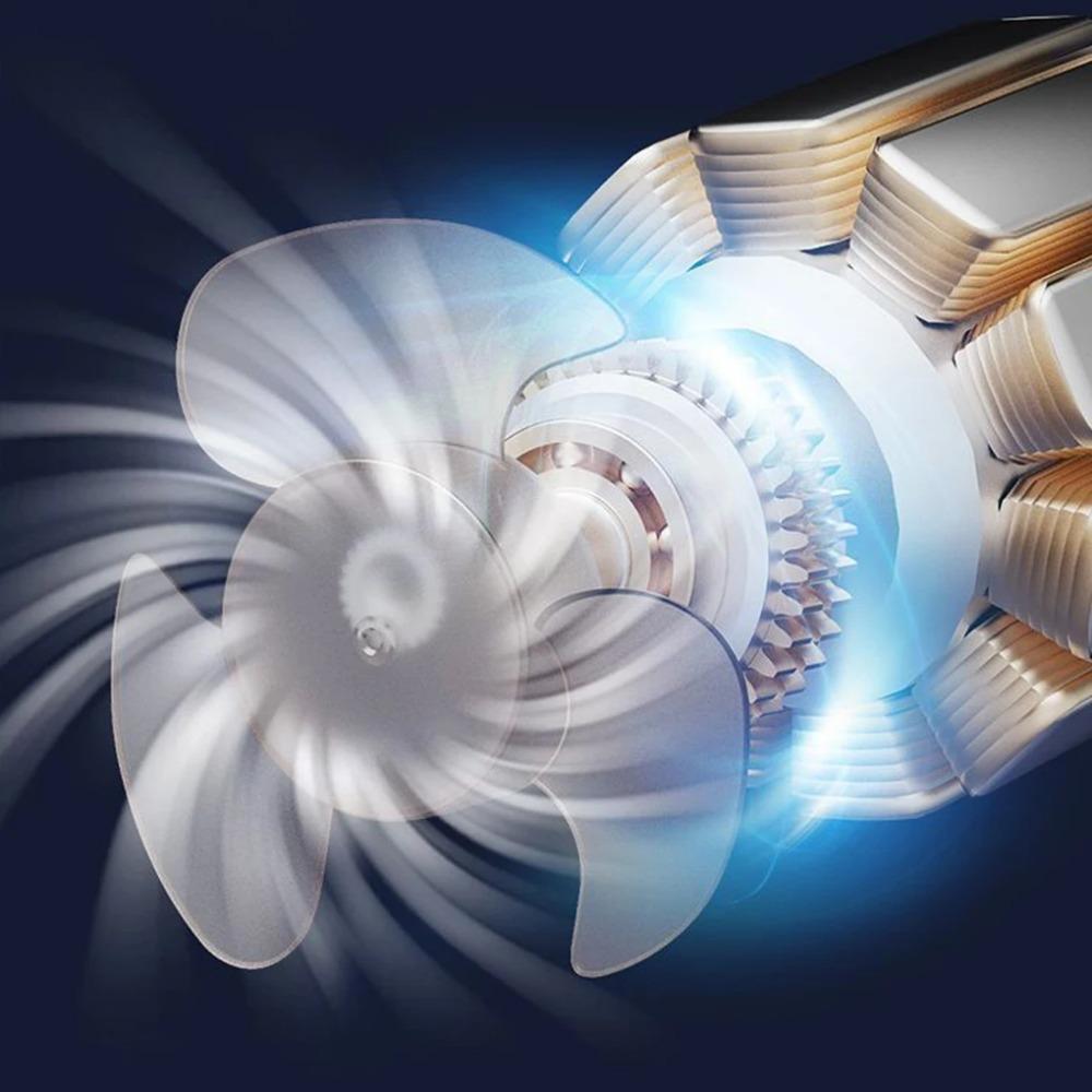 Çift Başlı Sprey Klima Fanı 3 Hız Şarj Edilebilir/USB Masa Hava Soğutucu Gece Lambası Uzaktan Kumandalı Ofis Ev için