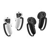 2Pcs VR Controller Cases Uninterrupted Signal Anti-shock Tasteless Anti-fall Textured Surface Protective Silicone VR Controller Protective Covers