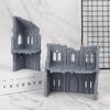 3D Printed Gothic Building Ruins Terrain Scenery Unpainted Mini Building Model Kit For Dnd Wargaming Terrain Scenery Building