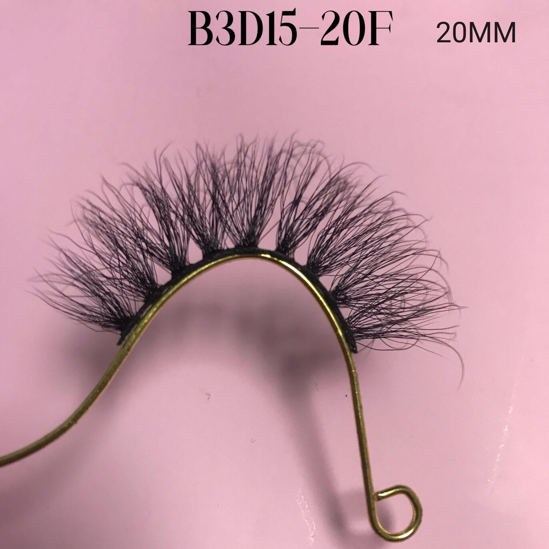Wholesale High Quality Spike Short  Mink CC D Eyelashes Strip Lashes Cils Natural 100% 5D Mink Lashes Vendor Natural&Mix&F