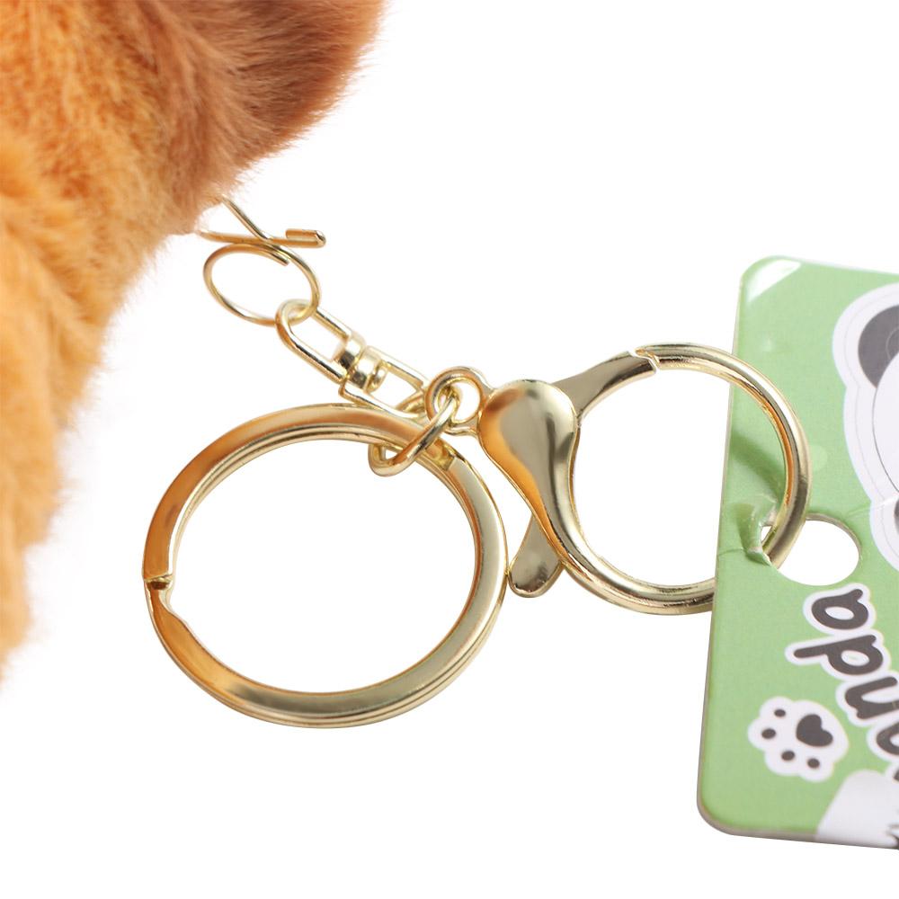 Cartoon Red Panda Plush Keyring with Tail Red Panda Purse Turn To Costume Panda Pendant  Kids