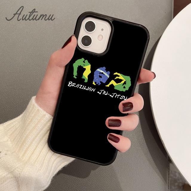

BJJ Brazilian Jiu Jitsu Art Phone Case for iPhone 17 Air 15 16 16e 11 12 13 14 Pro Max Plus coque Fundas Shell iPhone 11